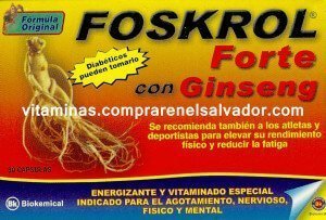 Foskrol Forte con Ginsengs Pastillas 