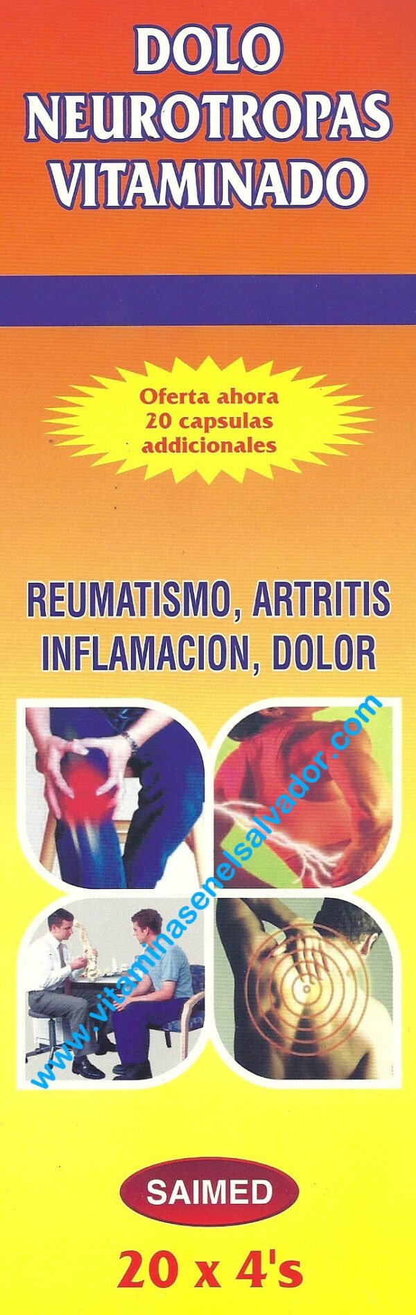 Vive sin dolores con DOLO NEUROTROPAS VITAMINADO - Imagen 2