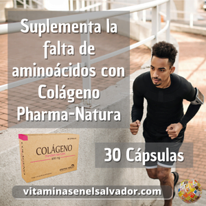 COLAGENO PHARMA-NATURA 30 Cápsulas » Vitaminas En El Salvador