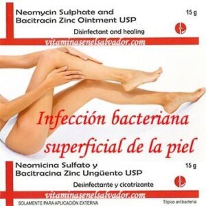 Neomicina Sulfato y Bacitracina Zinc Ungüento 2 Tubos
