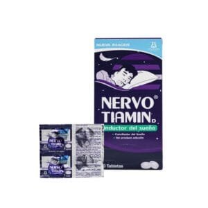 Nervotiamin D – Dulces Sueños en Cada Tableta | 100 Tabletas de Doxilamina 25mg