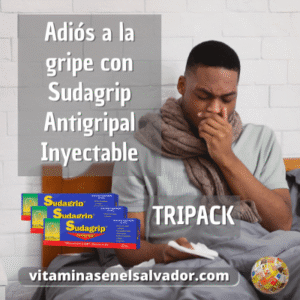 SUDAGRIP ANTIGRIPAL INYECTABLE 3PACK - Alivio Efectivo de Gripe