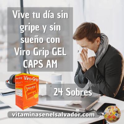 VIRO GRIP A.M. GELCAPS - 24 Sobres de 2 Softgels